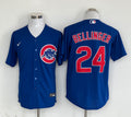 Men's Chicago Cubs Cody Bellinger #24 Royal Replica Player Jersey1
