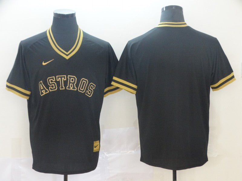 Men's Los Angeles Angels Black Blank Replica Player Jersey1