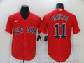 Men's Boston Red Sox Rafael Devers #11 Red Replica Baseball Jersey1