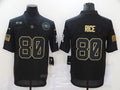 Men's San Francisco 49ers #80 Jerry Rice Black Game Player Jersey1