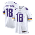 Justin Jefferson Minnesota Vikings  Game   Jersey - White
