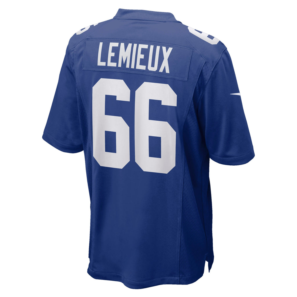 Shane Lemieux New York Giants  Game Jersey - Royal