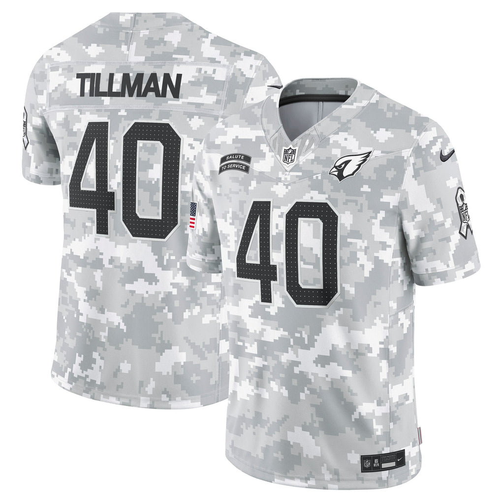 Pat Tillman Arizona Cardinals  2024 Salute to Service Retired   Limited Jersey - Arctic Camo