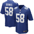 Carl Banks New York Giants  Game Retired   Jersey - Royal