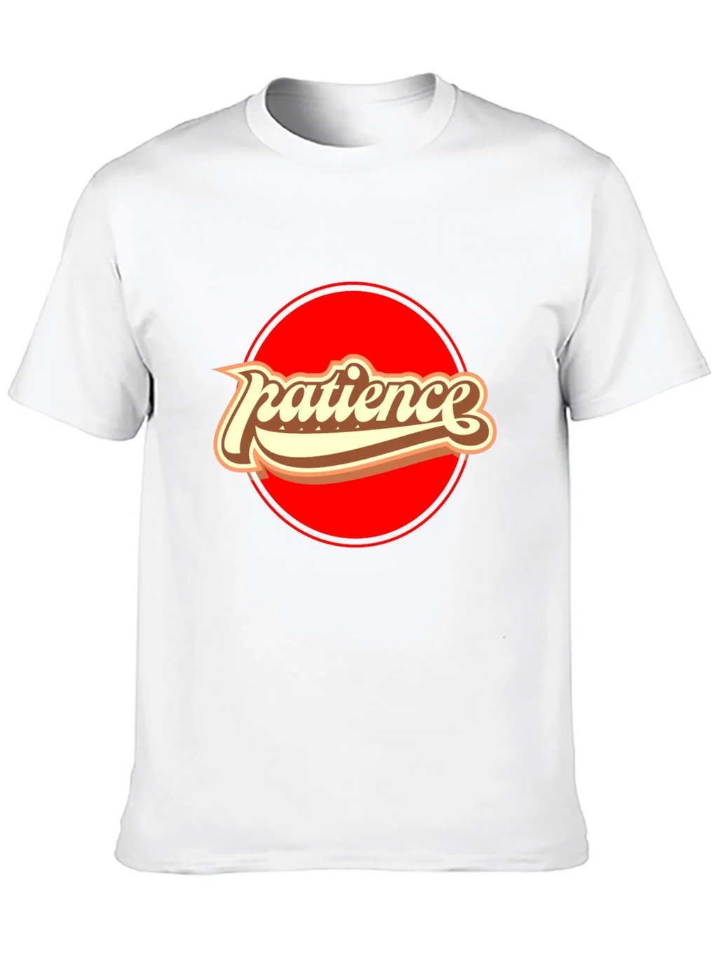 Patience Retro Graphic T-Shirt - Comfort Black Tee
