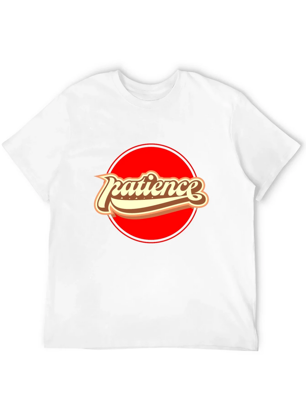 Patience Retro Graphic T-Shirt - Comfort Black Tee