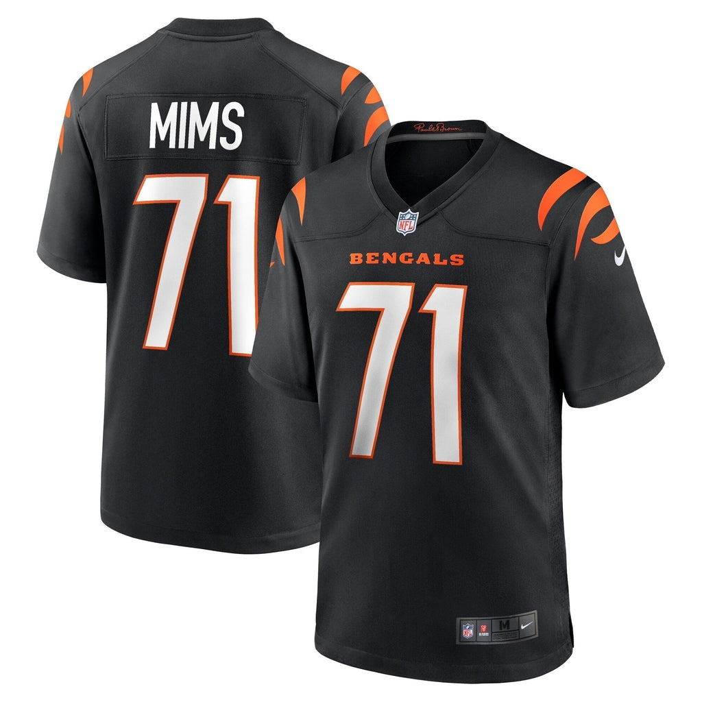 Amarius Mims Cincinnati Bengals     Game Jersey - Black