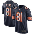 Doug Atkins Chicago Bears  Game Retired   Jersey - Navy