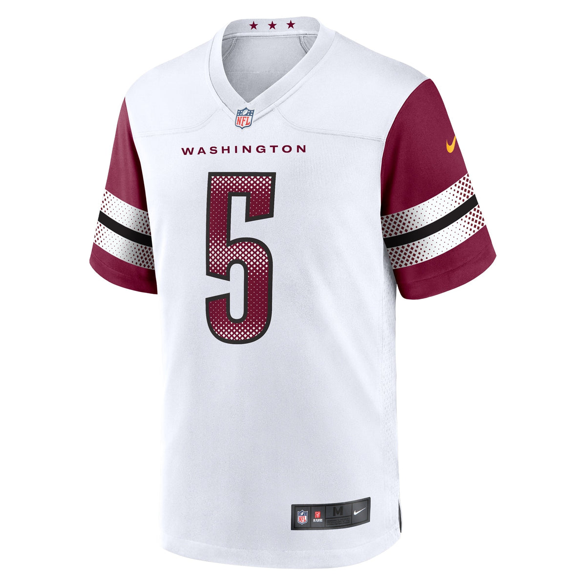 Jayden Daniels Washington Commanders     Game Jersey - White