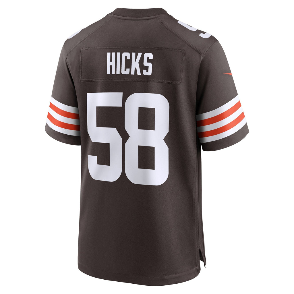 Jordan Hicks Cleveland Browns   Game Jersey -  Brown