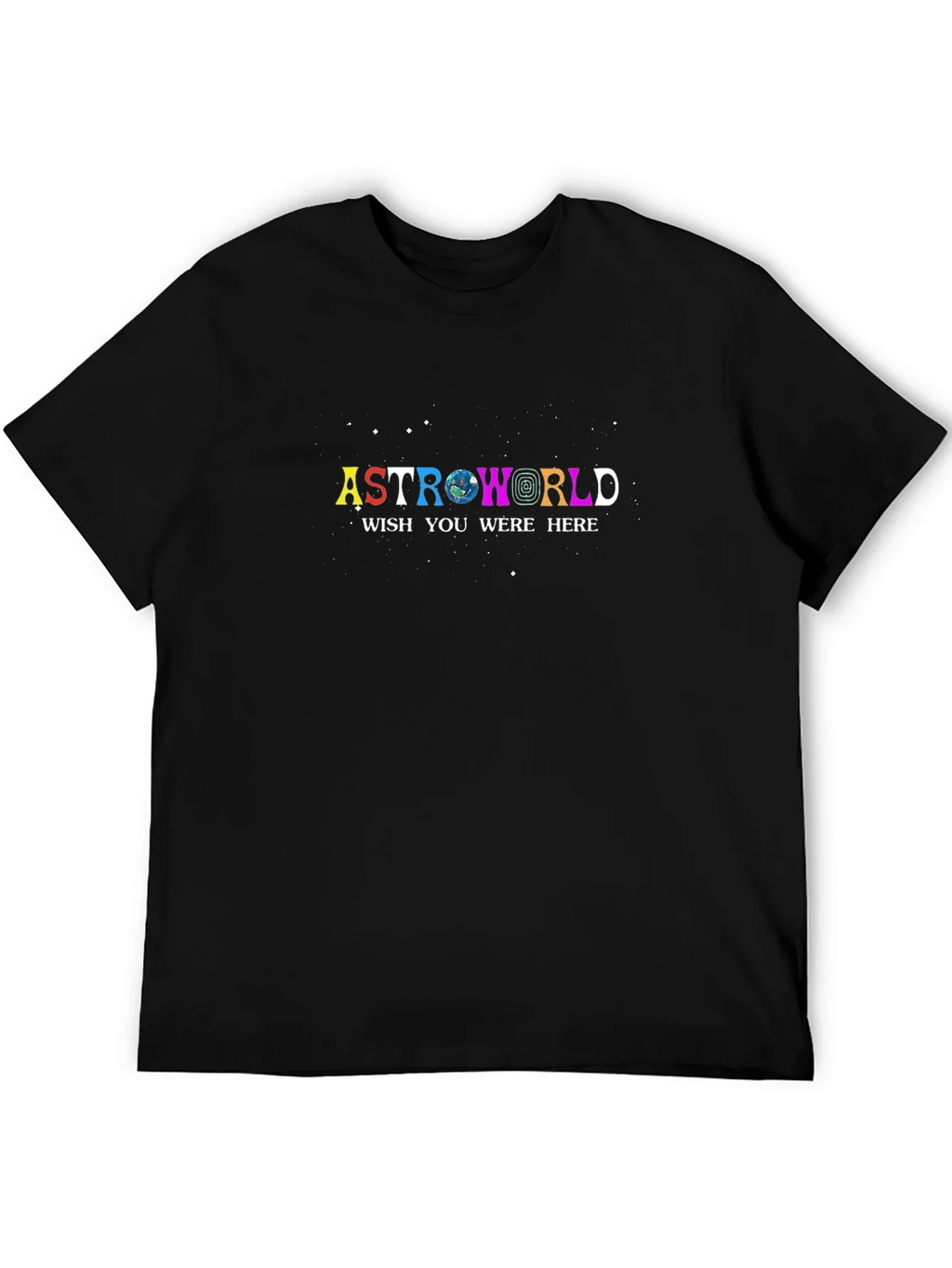 Astroworld Wish You Were Here Black T-Shirt