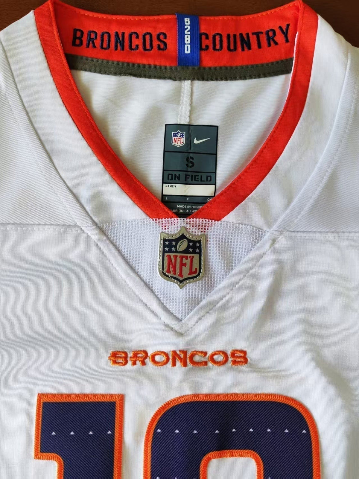Men's Denver Broncos Bo Nix Jersey-White