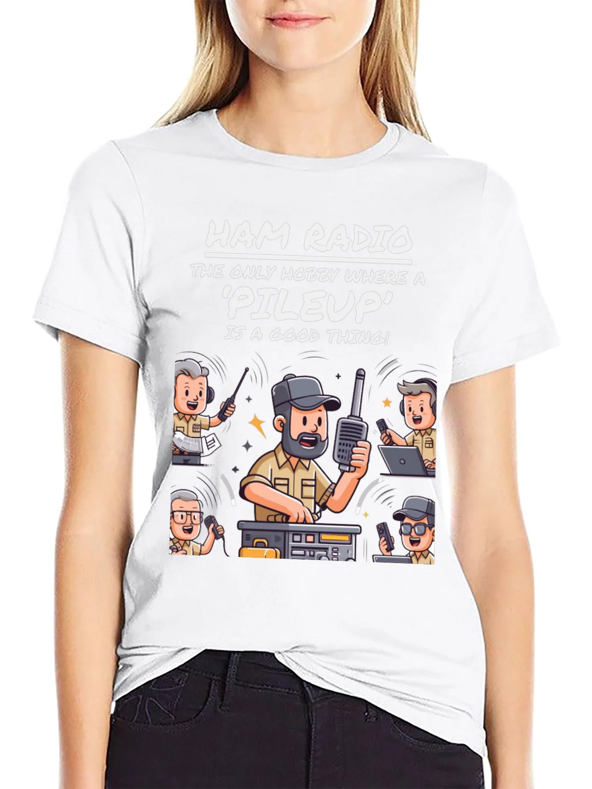 Ham Radio Pileup T-Shirt
