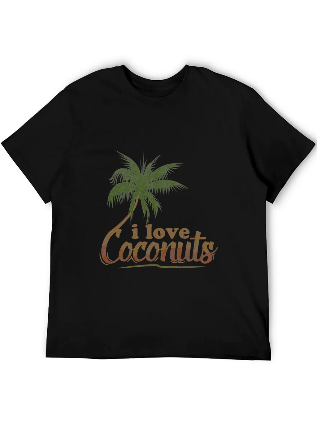 I Love Coconuts Graphic Tee - Tropical Vibe T-Shirt
