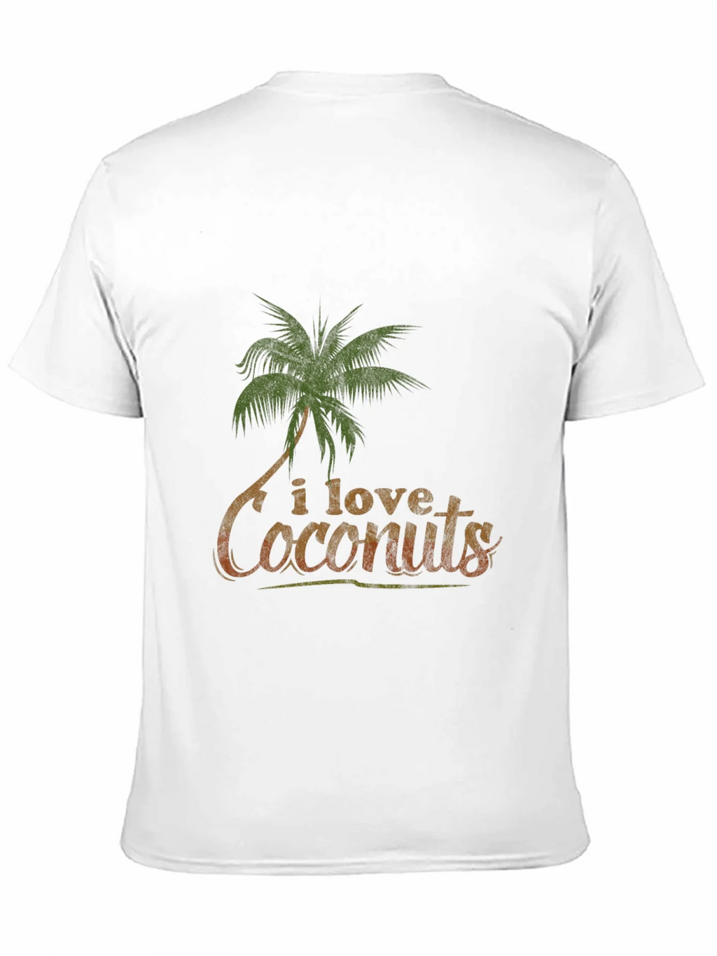 I Love Coconuts Graphic Tee - Tropical Vibe T-Shirt