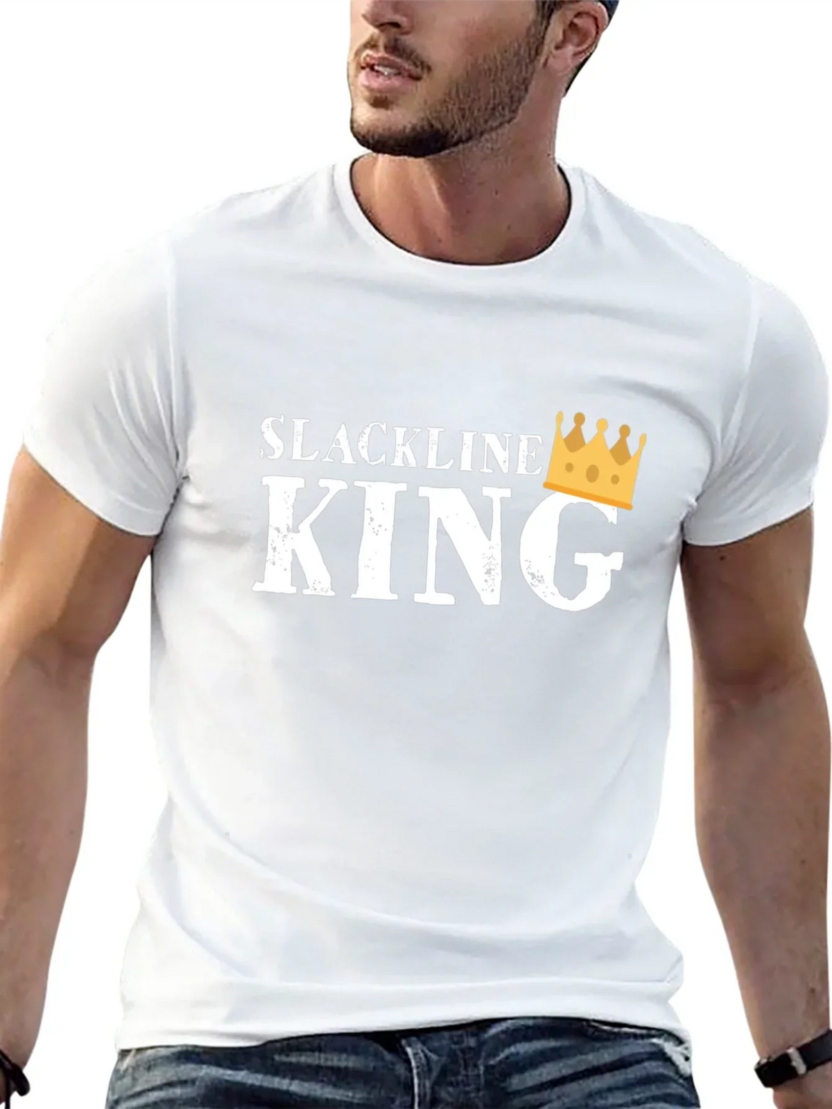 Slackline King Graphic T-Shirt - Black