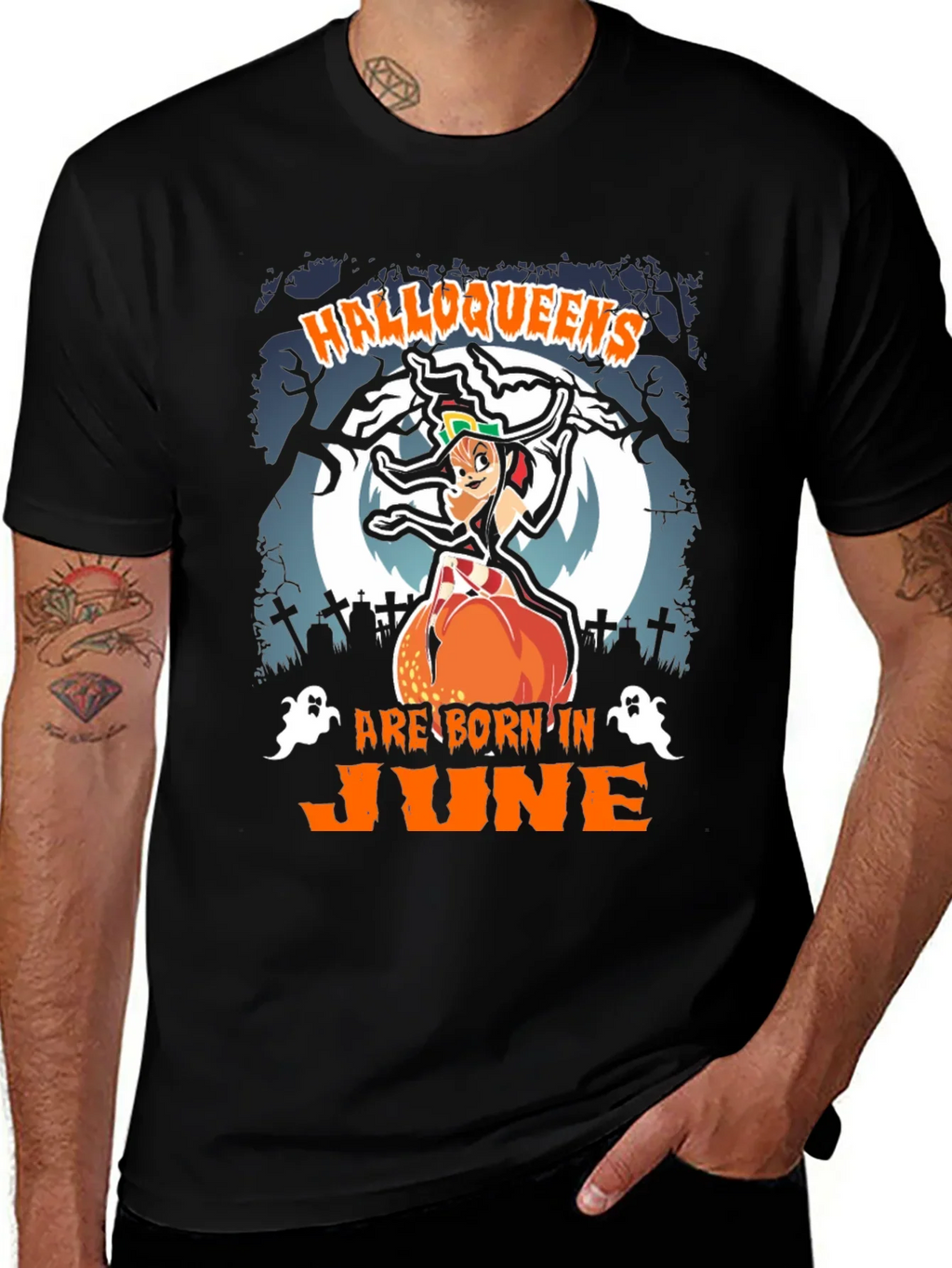 Halloqueens Born in June T-Shirt