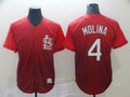 Men's St. Louis Cardinals Yadier Molina #4 Red Fashion Stitched Jersey1