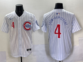 Men's Chicago Cubs Pete Crow-Armstrong #4 White Game Player Jersey