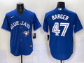 Men's Toronto Blue Jays Addison Barger #47 Royal Replica Player Jersey