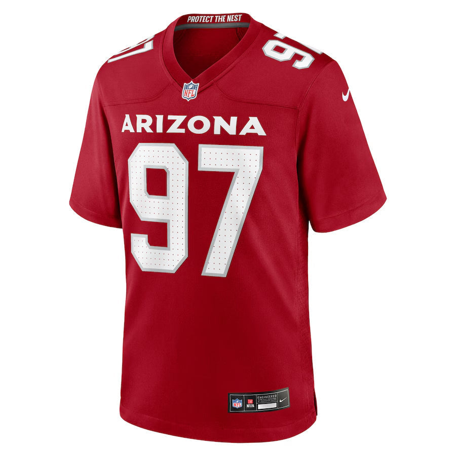 Arizona Cardinals Walter Nolen  Cardinal 2025  Draft First Round Pick Game Jersey