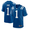 Number 1 Dad Indianapolis Colts  Game Jersey - Royal