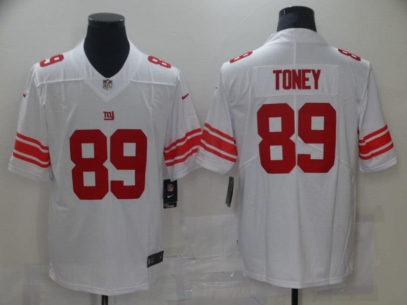 Men's New York Giants Kadarius Toney #89 White Game Jersey1