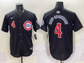 Men's Chicago Cubs Pete Crow-Armstrong #4 Black Limited Player Jersey