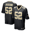D'Marco Jackson New Orleans Saints  Game   Jersey - Black