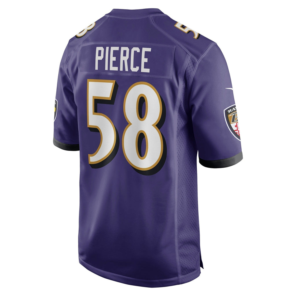 Michael Pierce Baltimore Ravens    Game Jersey - Purple