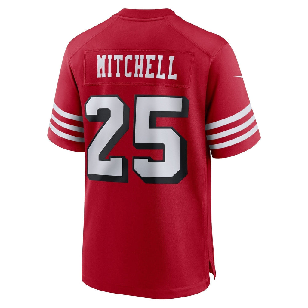 Elijah Mitchell San Francisco 49ers  Alternate Team Game Jersey - Scarlet