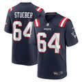 Andrew Stueber New England Patriots  Game   Jersey - Navy