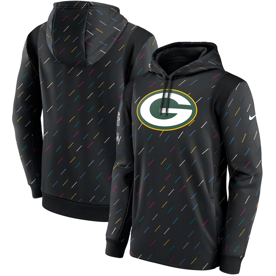 Men's Green Bay Packers  2021 Salute to Service Hoodie1 Black