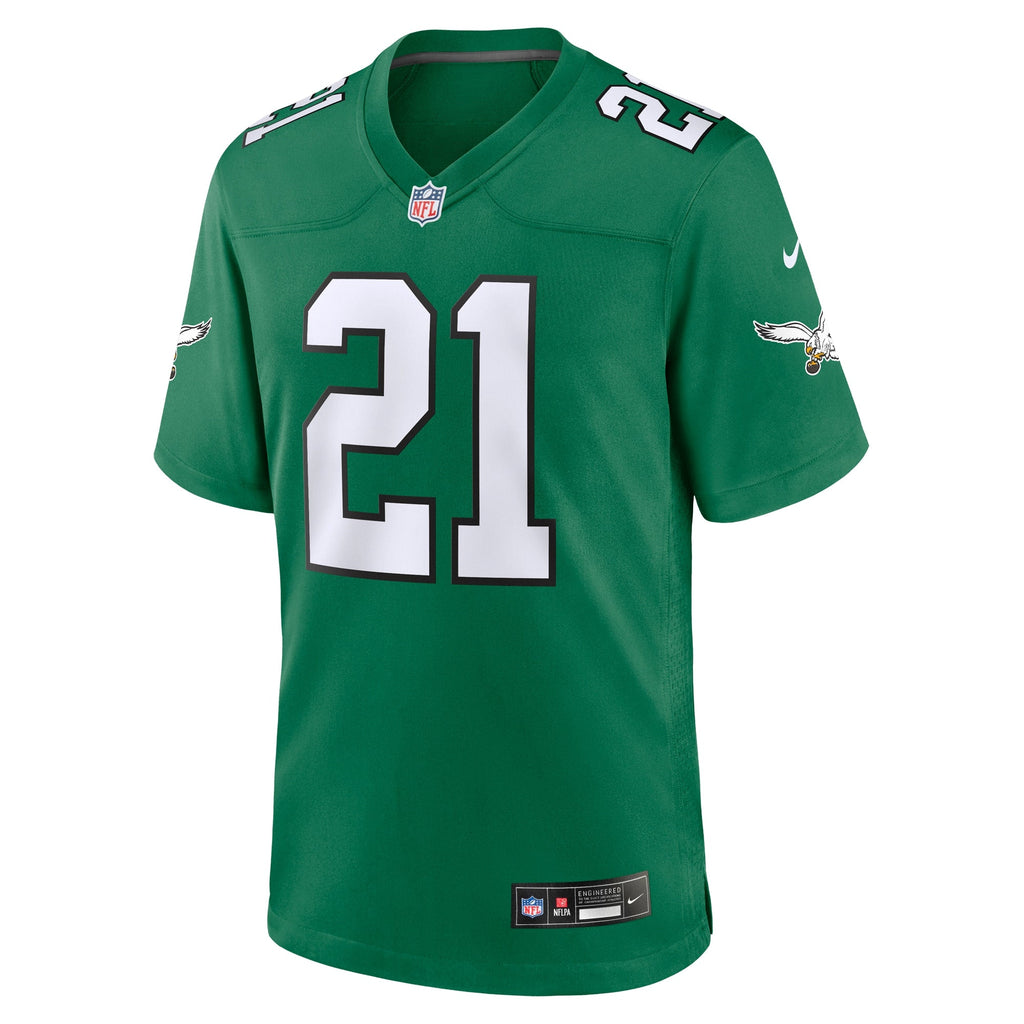 Eric Allen Philadelphia Eagles  Alternate Game Jersey - Kelly Green