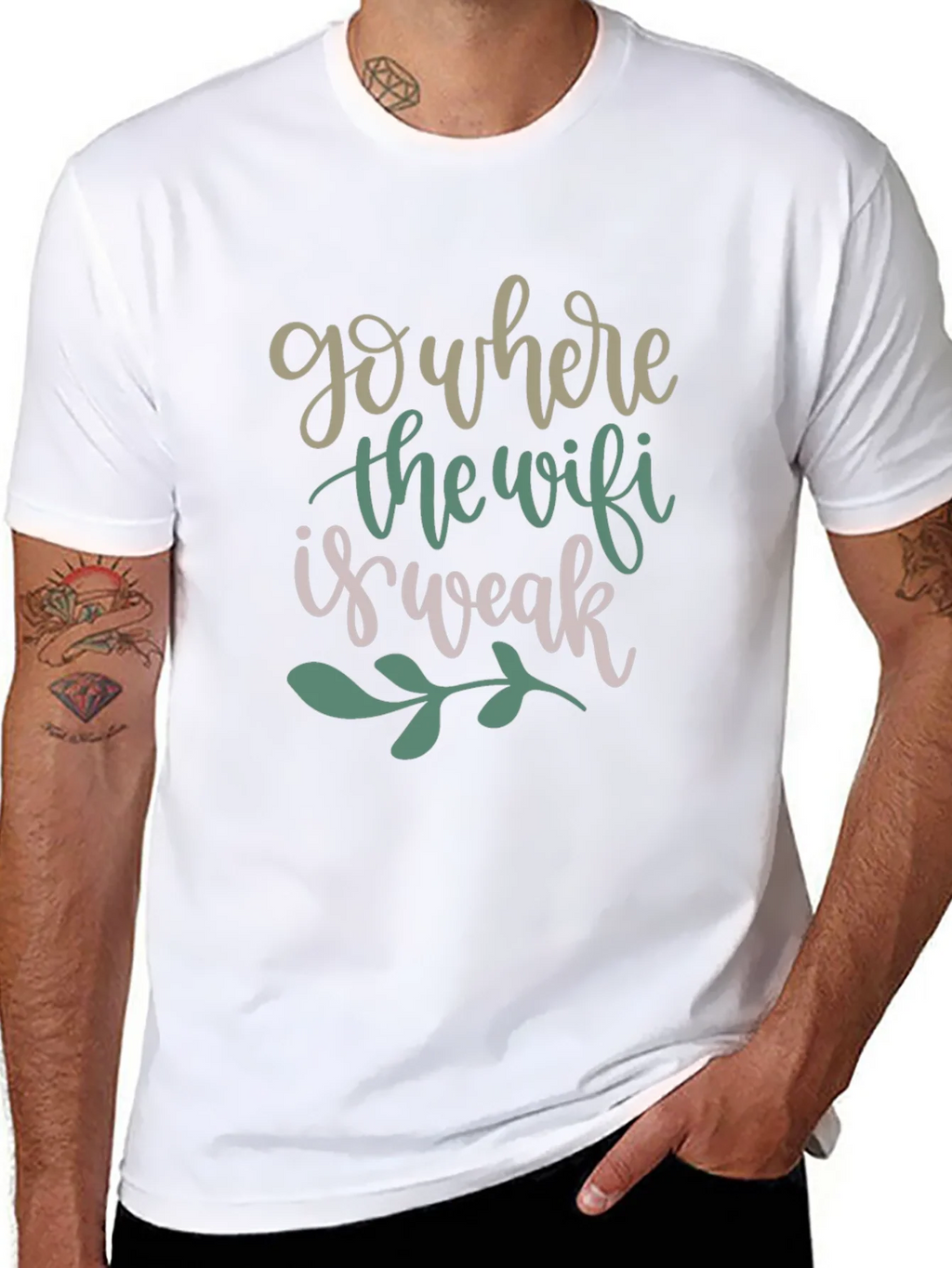 Go Where the Wifi is Weak Graphic Tee