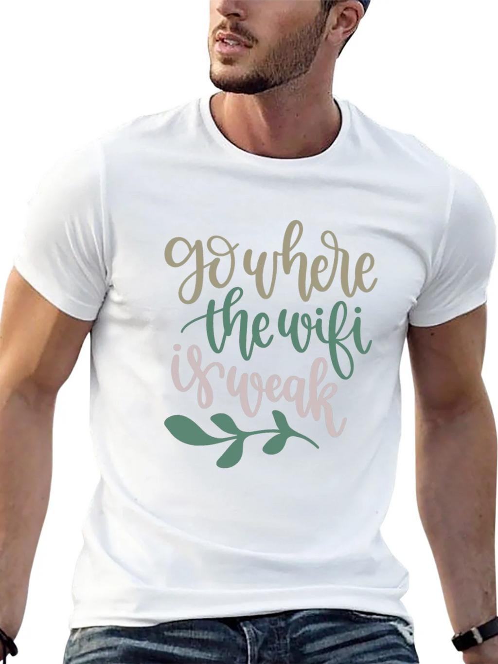 Go Where the Wifi is Weak Graphic Tee