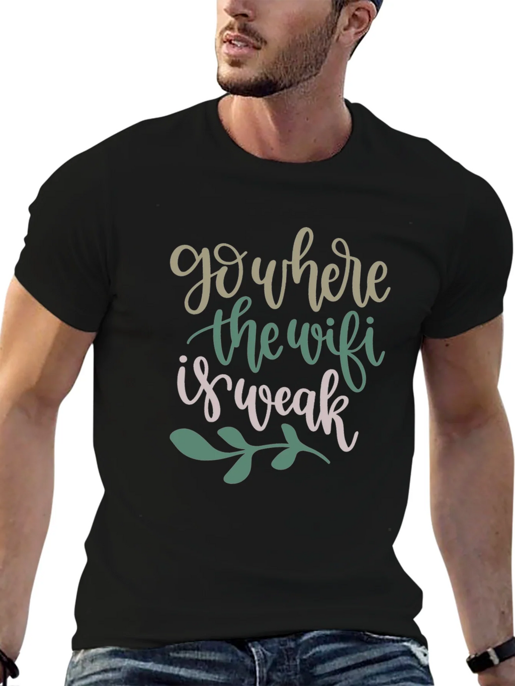 Go Where the Wifi is Weak Graphic Tee