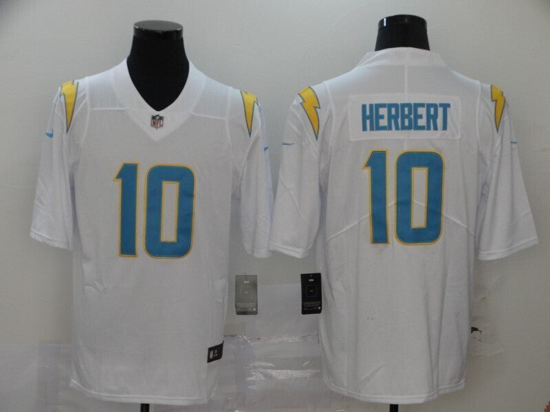 Men's San Diego Chargers Justin Herbert Jersey-White
