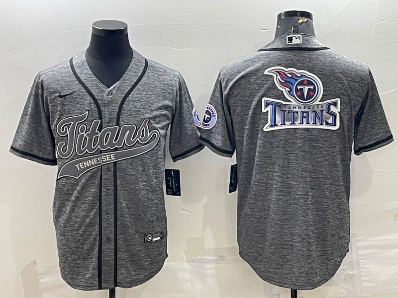 Men's Tennessee Titans Gray Fashion Jersey1