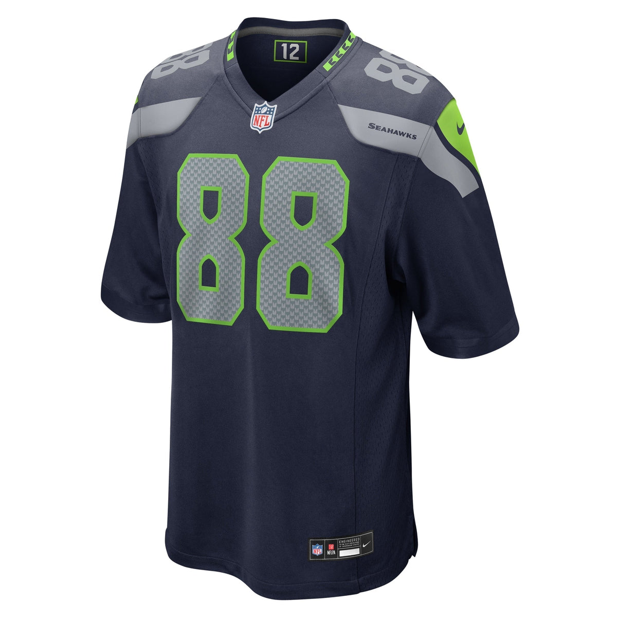 A.J. Barner Seattle Seahawks   Game Jersey -  College Navy