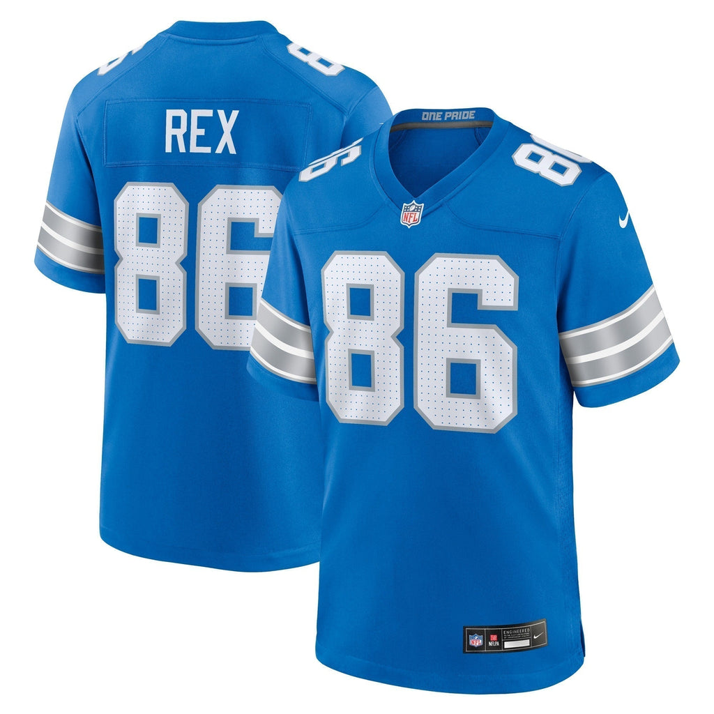 Isaac Rex Detroit Lions  Game Jersey -  Blue