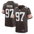 Tommy Togiai Cleveland Browns   Game Jersey -  Brown