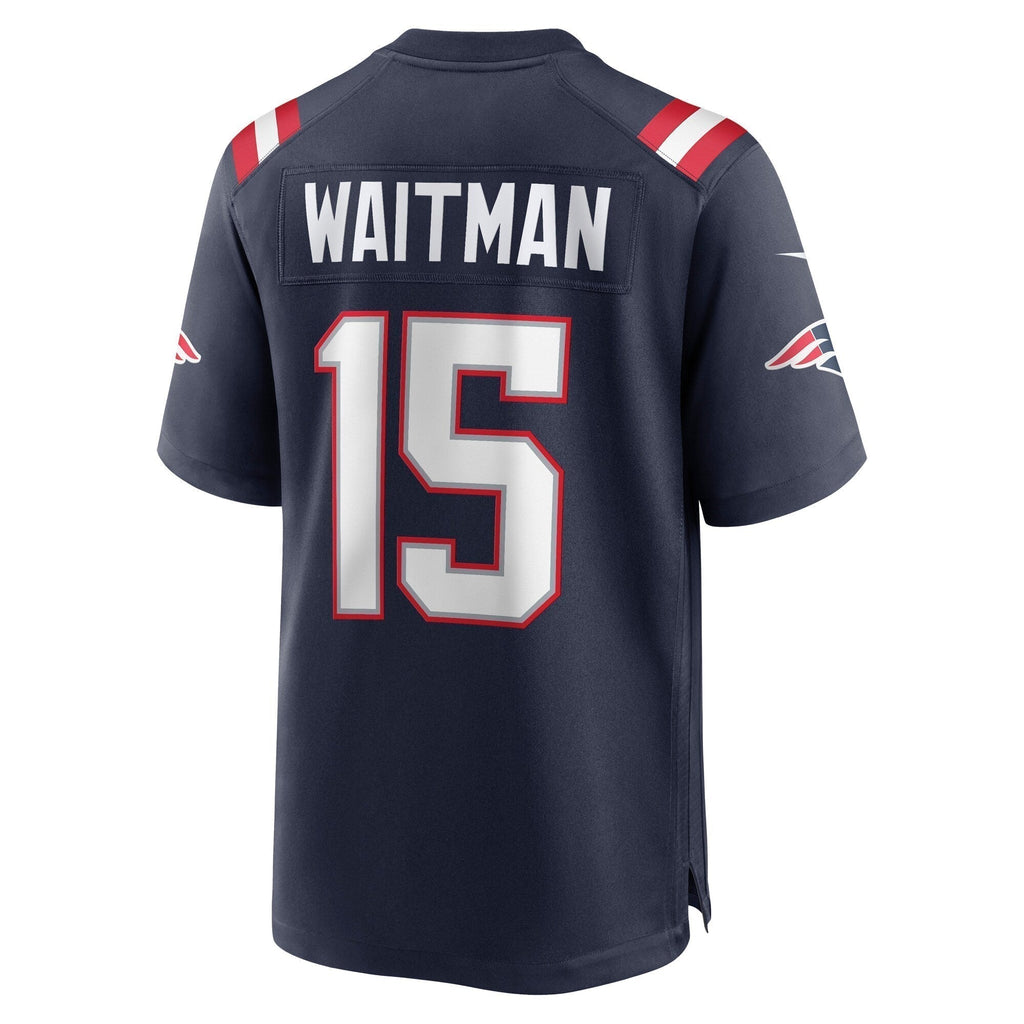 Corliss Waitman New England Patriots  Game Jersey - Navy
