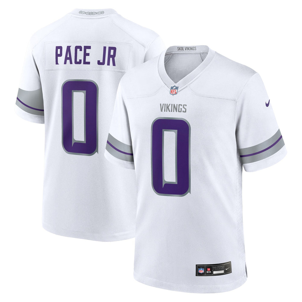 Ivan Pace Jr Minnesota Vikings  Alternate Game   Jersey - White