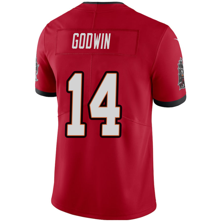 #14 Chris Godwin Player TB.Buccaneers Red Vapor Limited Football Jerseys