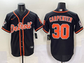 Men's Detroit Tigers Kerry Carpenter #30 Black Limited Player Jersey