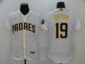 Men's San Diego Padres Tony Gwynn #19  White Stitched Jersey