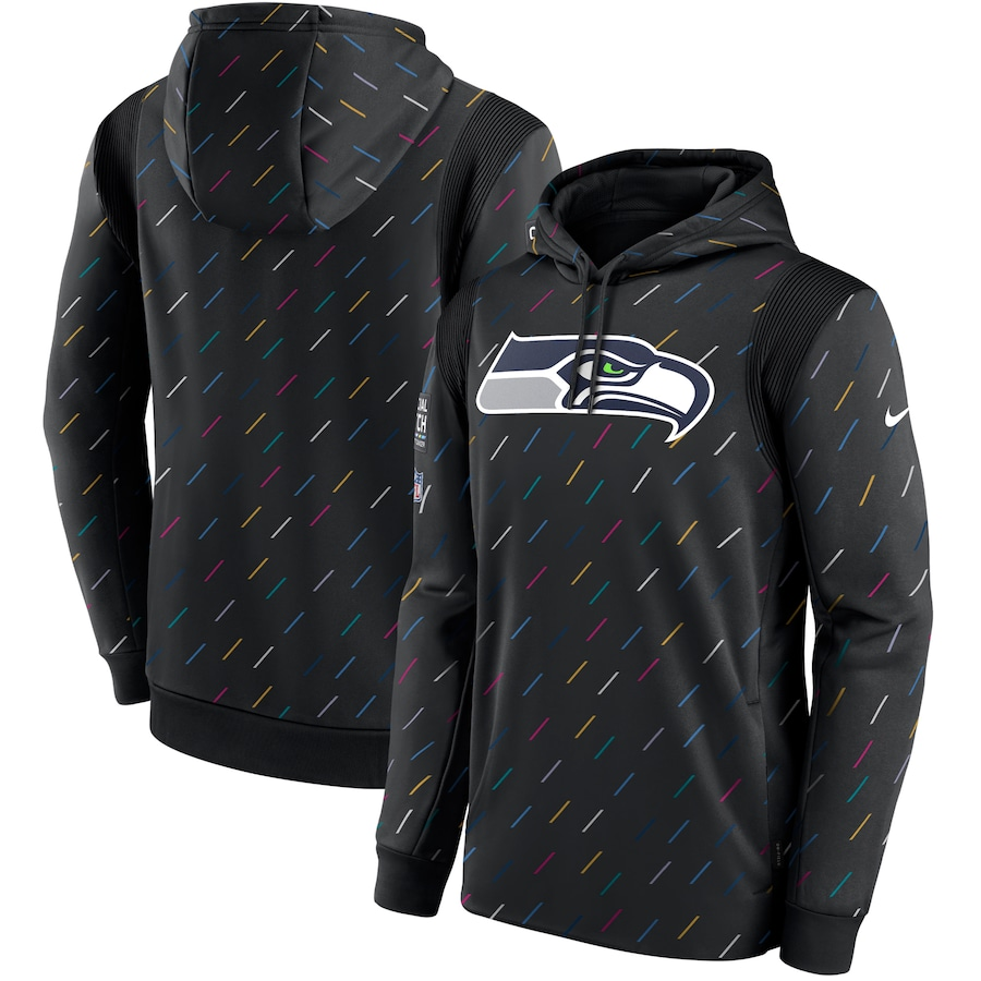 Men's Seattle Seahawks  2021 Salute to Service Hoodie1 Black