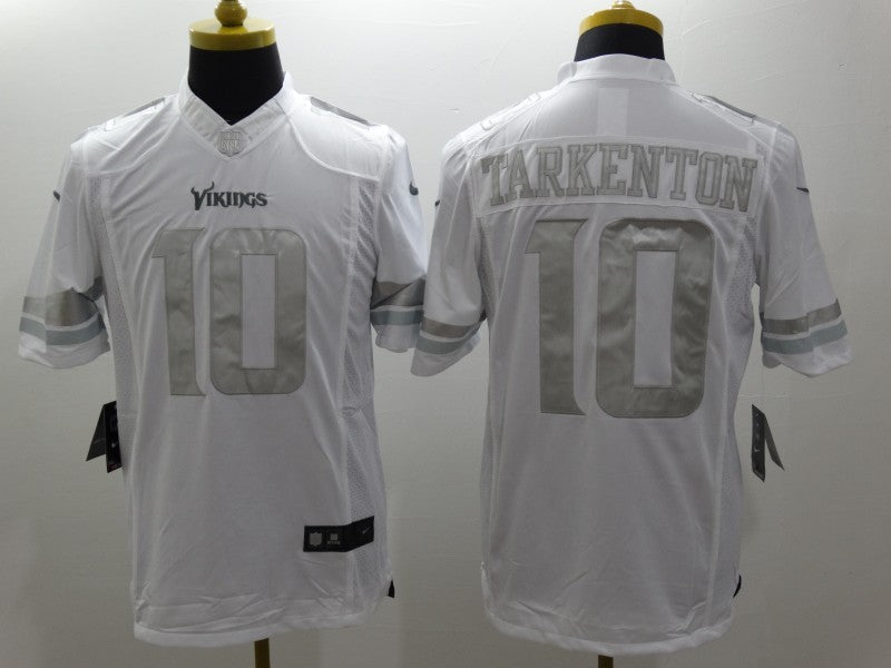 Men's Minnesota Vikings Fran Tarkenton #10 White Game Jersey1