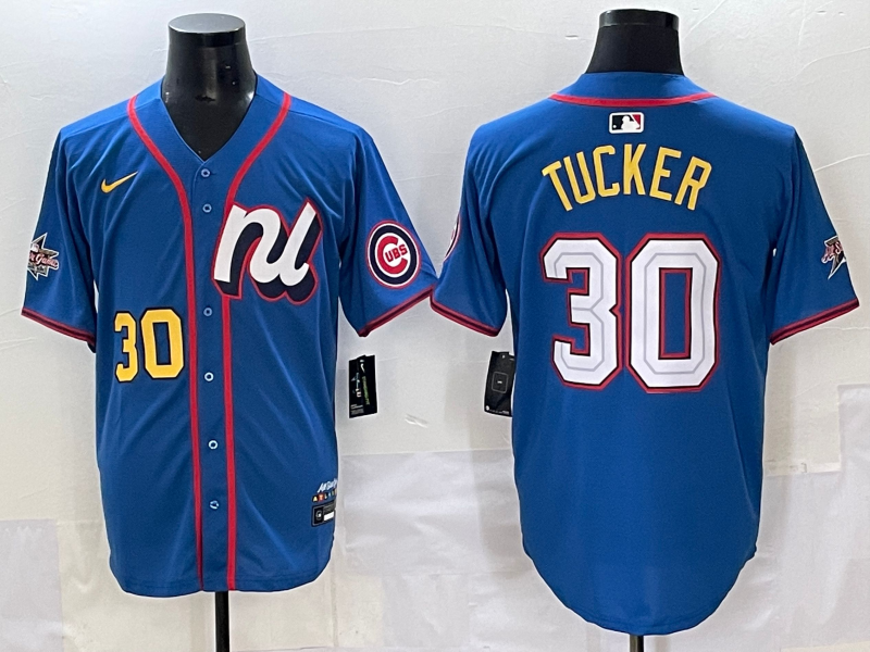 Men's National League Kyle Tucker #30 Blue 2025 All-Star Edition Limited Player Jersey
